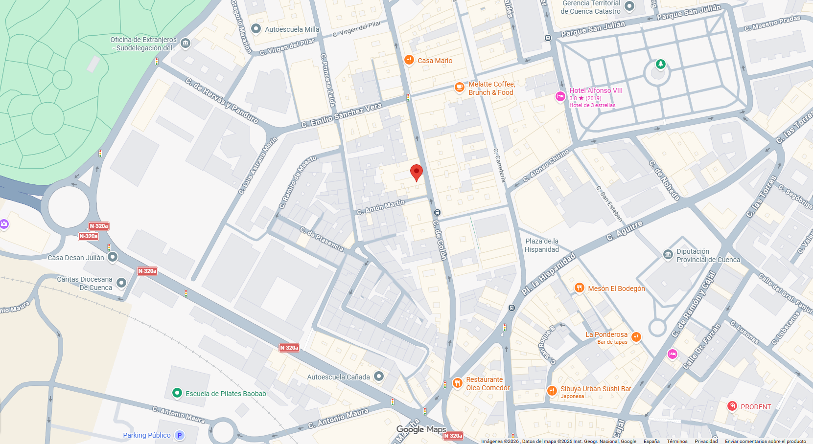 Mapa de ubicación de Despierta Talento